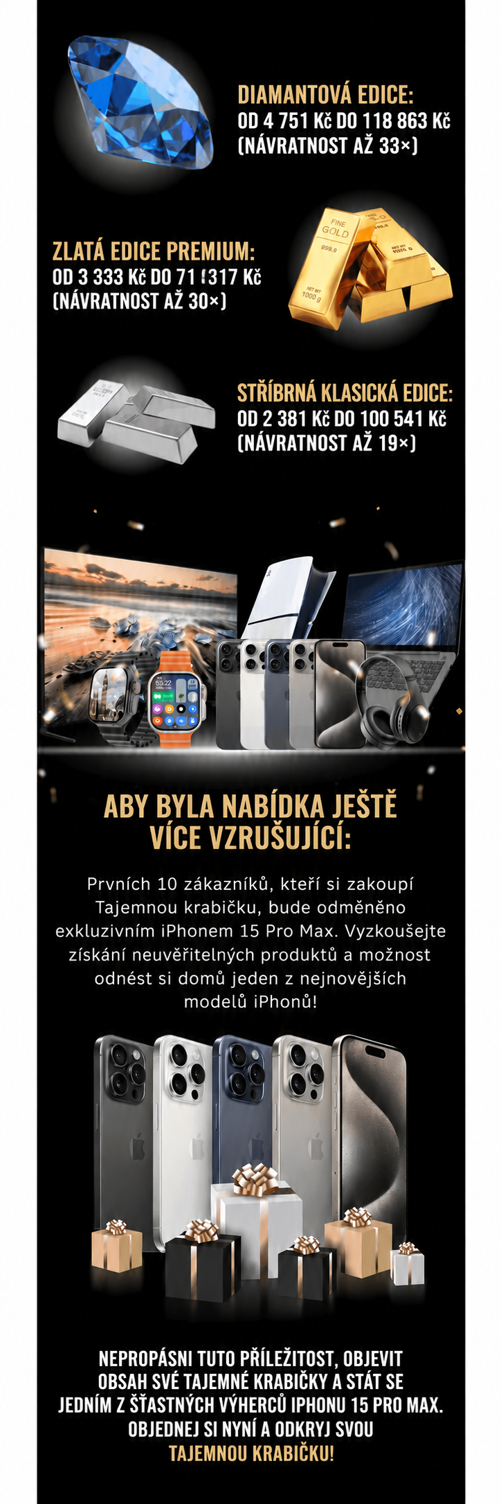 Edice krabic a jejich hodnoty